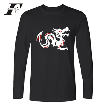 LUCKYFRIDAYF funny Dragon t-krekli drukātā veidā sportā vīriešu, sieviešu t krekli ikdienas tee krekls ar garām piedurknēm t-krekls krekls topi
