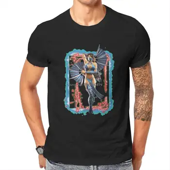 Mortal Kombat Video Spēli MK9 Kitana Mākslas Klasika T Krekls Classic Grunge Augstas Kvalitātes Tshirt Lielgabarīta O-veida Kakla Streetwear