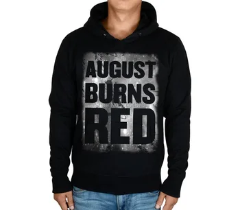 Vēstule augustā Deg Sarkanā Punk Rock Mūzikas Kokvilnas Hoodies zīmolu apģērbu Metāla Krekls vilnas 2 stila rāvējslēdzēju pulovers